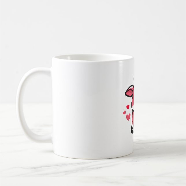 Erdbeerkuh  kaffeetasse (Links)