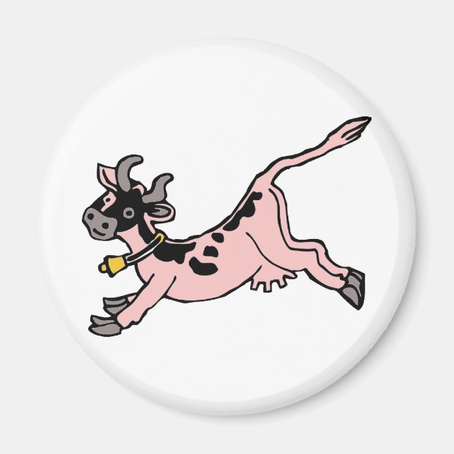Erdbeerkuh Magnet (Vorne)