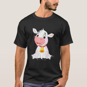 Erdbeerkuh Süße Kuh Rosa Kuh Haustier Kuh T-Shirt