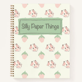 Erdbeerkühe Notizbuch