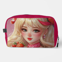 Erdbeerkutte Druck Nähtasche