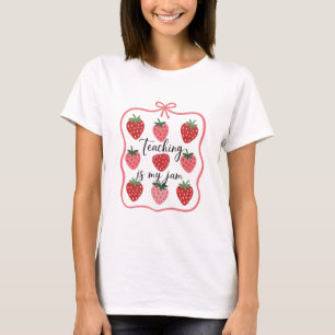 Erdbeerliebhaber-Lehrerin Unterrichten ist meine L T-Shirt