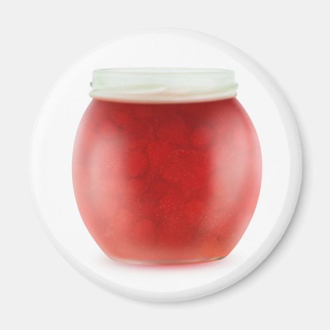 Erdbeermarmelade Magnet (Vorne)