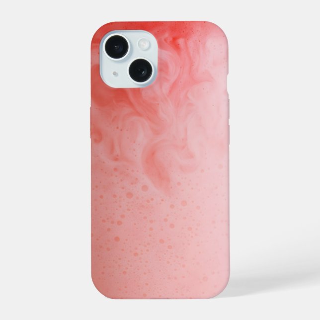 Erdbeermilch cool iPhone 15 hülle (Rückseite)