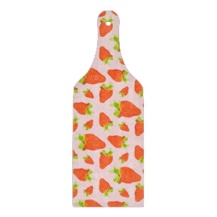 Erdbeermilch Schneidebrett