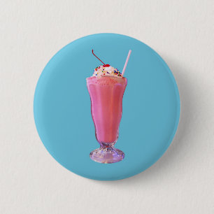 Erdbeermilchshake Button