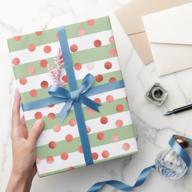 Erdbeermuster-Baby-Party  Geschenkpapier (Schenken)