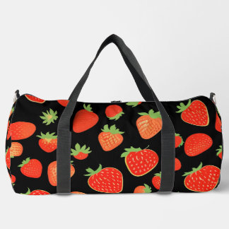 Erdbeermuster Duffle Bag
