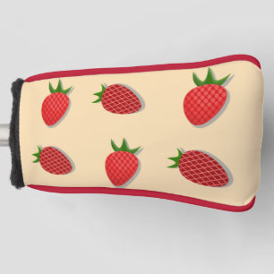 Erdbeermuster für Früchte im Sommer gute Gesichtsb Golf Headcover