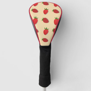 Erdbeermuster für Früchte im Sommer gute Gesichtsb Golf Headcover