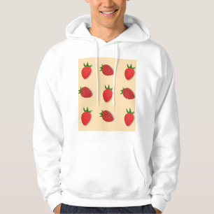 Erdbeermuster für Früchte im Sommer gute Gesichtsb Hoodie