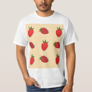 Erdbeermuster für Früchte im Sommer gute Gesichtsb T-Shirt