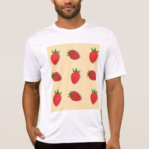 Erdbeermuster für Früchte im Sommer gute Gesichtsb T-Shirt