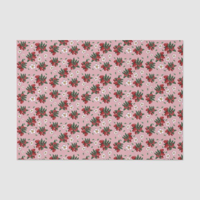 Erdbeerpapier Seidenpapier (Vorderseite)