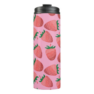 Erdbeerpastell: Vintage Süße Thermosbecher