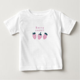 Erdbeerrosa Baby T-shirt