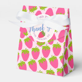 Erdbeerrosa Geschenkschachtel