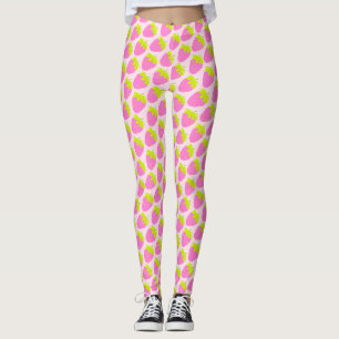 Erdbeerrosa Leggings