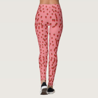 Erdbeerrosa Leggings