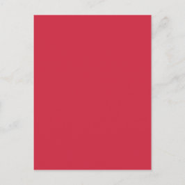 Erdbeerrot Postkarte