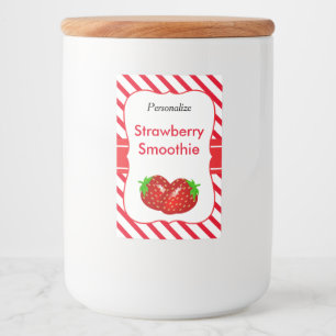 ErdbeerSmoothie Lebensmitteletikett