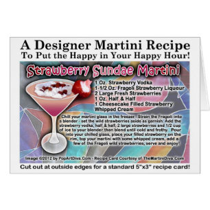 Erdbeersundae-Martini-Rezept-Grußkarte