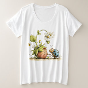 Erdbeerwanzen Große Größe T-Shirt