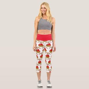 Erdbeerzeit! Capri Leggings