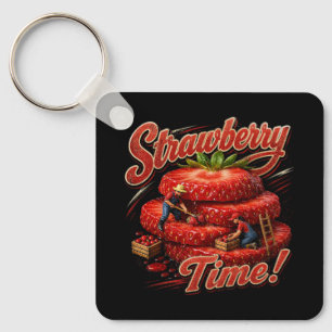Erdbeerzeit! Schlüsselanhänger