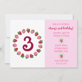 Erdbeerzirk Einladung