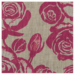 Erdbere Rose Pink Stoff