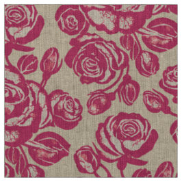 Erdbere Rose Pink Stoff