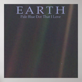 ERDBLUE DOT POSTER