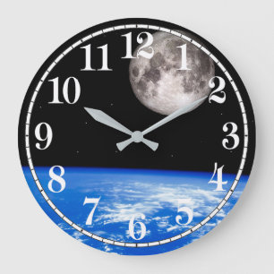 Erddesignbild für die Acrylmauer-Uhr Große Wanduhr