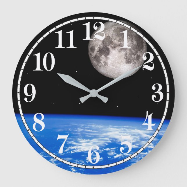 Erddesignbild für die Acrylmauer-Uhr Große Wanduhr (Vorderseite)