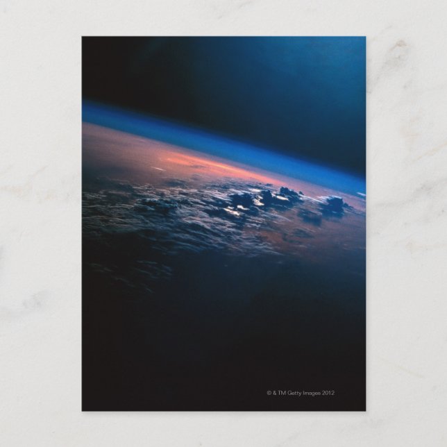 Erde aus dem Weltraum 2 Postkarte (Vorderseite)