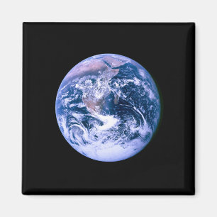 Erde aus dem Weltraum "Blauer Marmor" Magnet