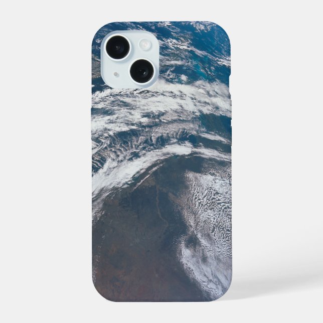 Erde aus der Apollo 12 Raumsonde. iPhone 15 Hülle (Rückseite)