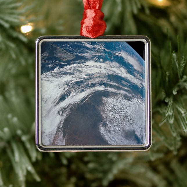 Erde aus der Apollo 12 Raumsonde. Ornament Aus Metall (Baum)