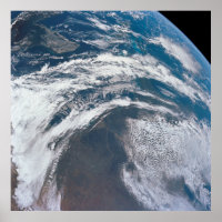 Erde aus der Apollo 12 Raumsonde.