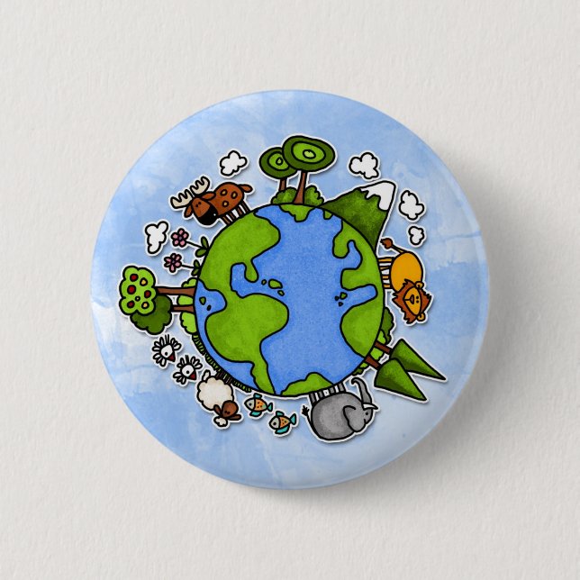 Erde Button (Vorderseite)