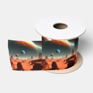 Erde, die Mars nennen, Satin Ribbon Satinband