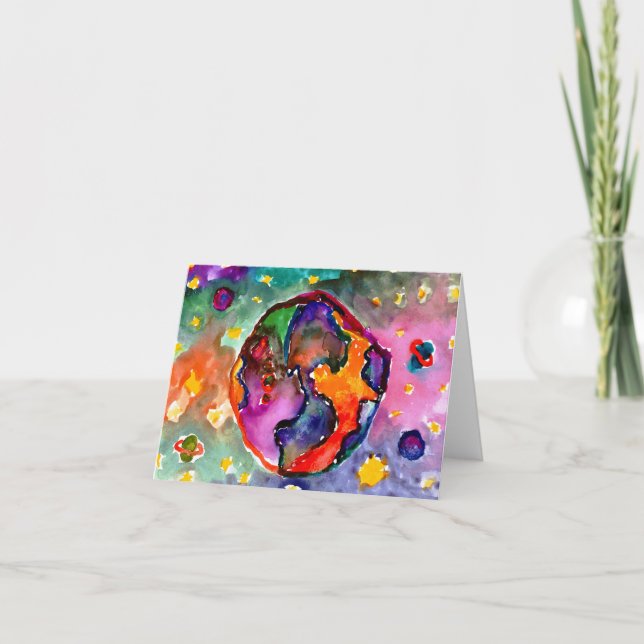 Erde durch Alicia Hanson, Alter 10 Karte (Vorderseite)