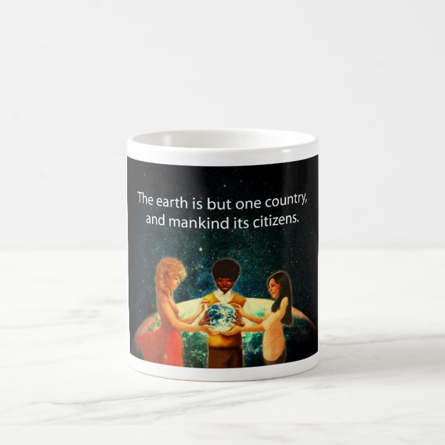 Erde ein Land Kaffeetasse (Mittel)