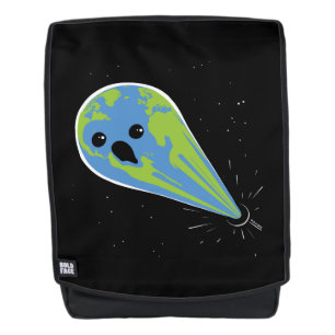 Erde gegen schwarzes Loch Rucksack