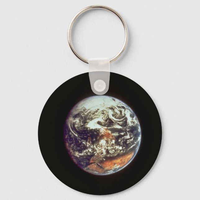 Erde, gesehen von Apollo 17, 1972, mit freundliche Schlüsselanhänger (Vorderseite)