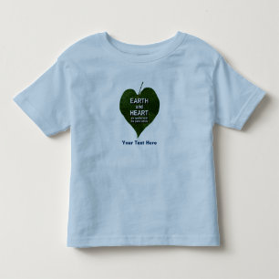 Erde - Herzanagram Kleinkind T-shirt