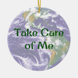 Erde kümmert sich um mich Weihnachtsschmuck