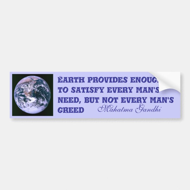 Erde liefert Autoaufkleber (Vorne)