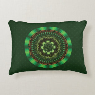 Erde Mandala Akzentkissen Dekokissen